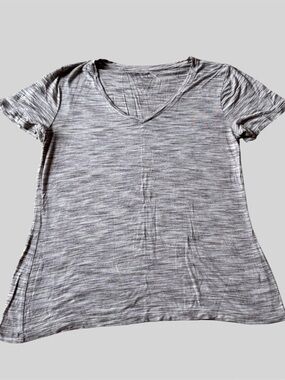 Heather Gray Apt. 9 Casual V-Neck Tee